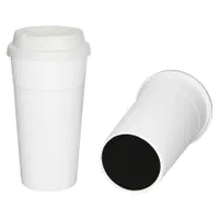 Vaso Blanco Cloud 480cc plástico tapa silicona