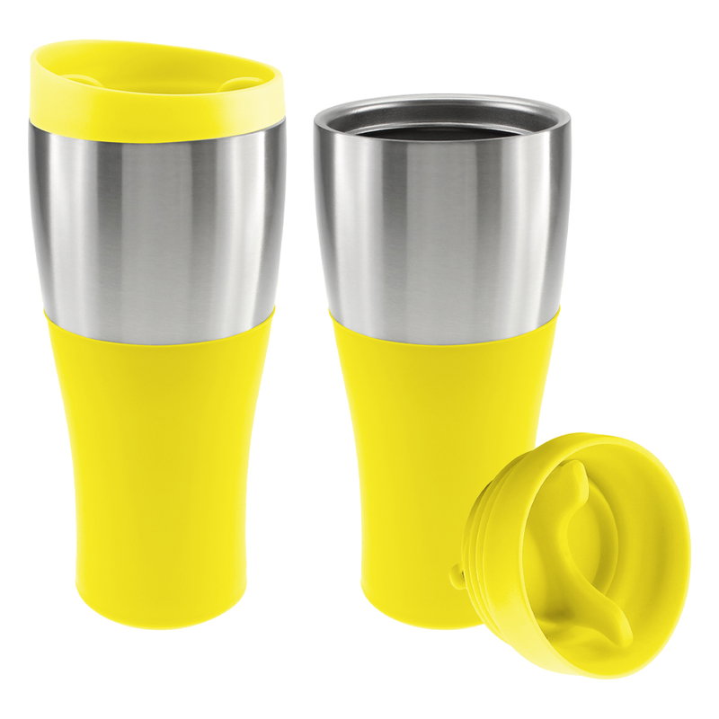 Coffee Mug Pp-Fresh 500cc plástico y inox Coffee Mug Pp-Fresh 500cc plástico y inox