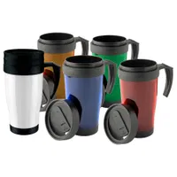 Mug Térmico Plástico 400cc doble pared