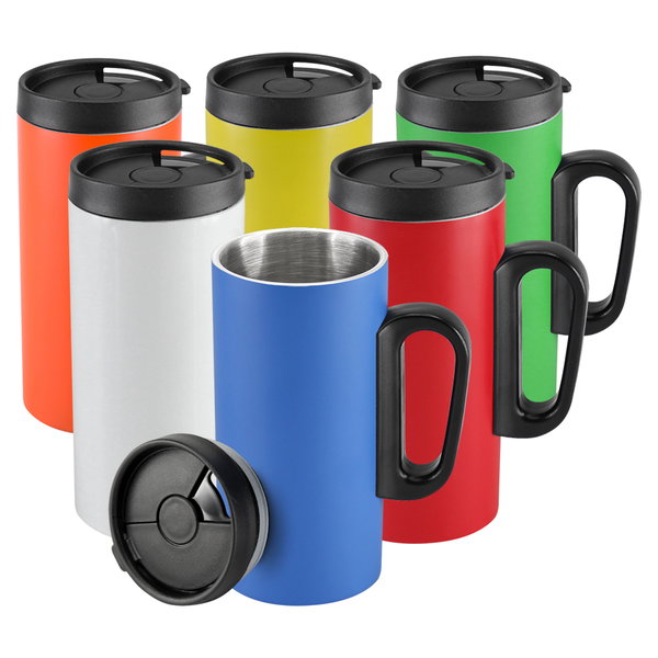 Coffee Mug Slim 250cc acero inoxidable personalizado con logo empresa - Merchandising corporativo Chile