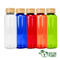 Botella Pet Tapa Bamboo Ainoa 550cc plástico PET