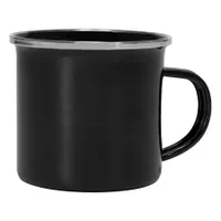 Tazón Enlozado Negro 350ml acero inoxidable