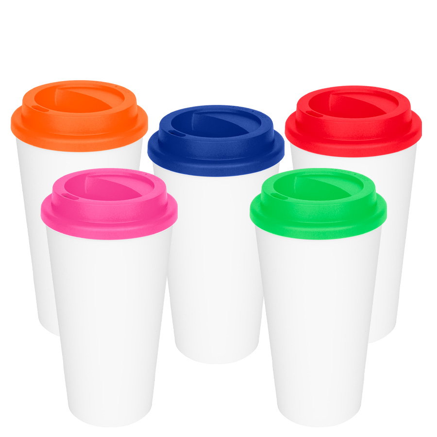 Vaso Plástico Aika 500cc plástico (PP) personalizado con logo empresa - Vasos corporativo Chile
