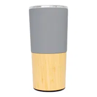 Mug Metálico/Bamboo Aurus 500cc acero inoxidable