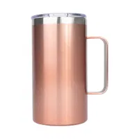 Mug Metálico Encobrizado 700cc acero inoxidable