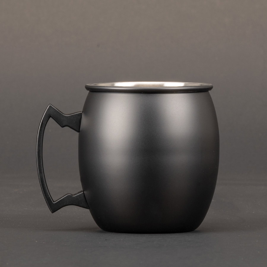Tazón Metálico Matt Black 400cc acero inox — vista destacada