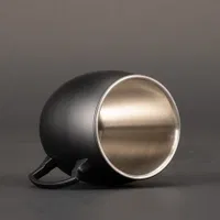Tazón Metálico Matt Black 400cc acero inox