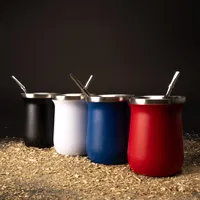 Vaso Térmico Metálico Mate MATE 300 ml inox