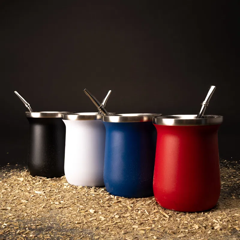 Vaso Térmico Metálico Mate MATE 300 ml inox