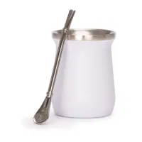 Vaso Térmico Metálico Mate MATE 300 ml inox
