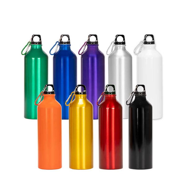 Sport Bottle De Aluminio 800cc aluminio rosca personalizado con logo empresa - Merchandising corporativo Chile