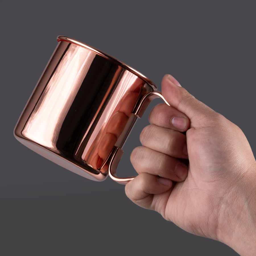Tazón Metálico Encobrizado Copper 1/2 L 500 ml Tazón Metálico Encobrizado Copper 1/2 L 500 ml personalizado con logo empresa - Mugs Clásicos corporativo Chile