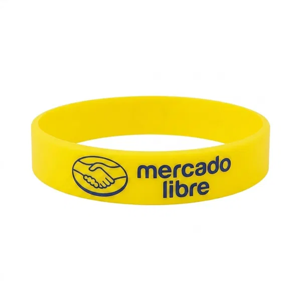 Pulsera de silicona bajo relieve impreso Pulsera de silicona bajo relieve impreso personalizado con logo empresa - Pulseras de Silicona corporativo Chile
