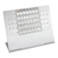 Calendario Eterno Metálico, soporte plegable