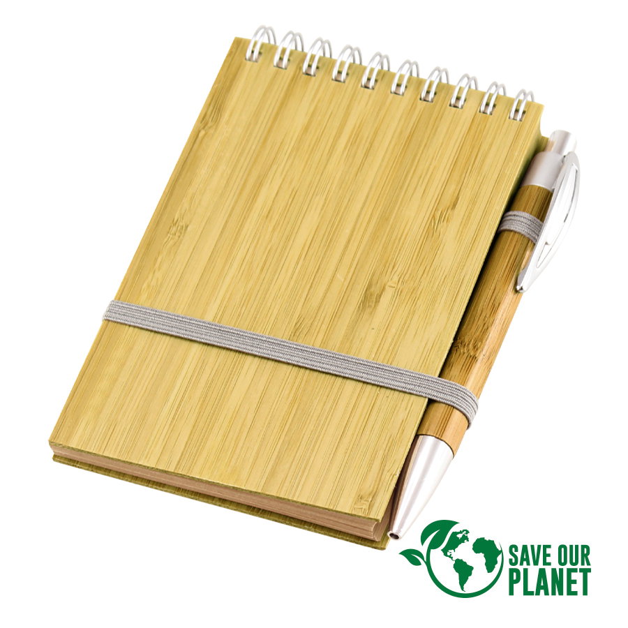 Libreta De Bamboo bambú, 70 hojas Libreta De Bamboo bambú, 70 hojas