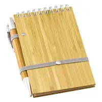 Libreta De Bamboo bambú, 70 hojas