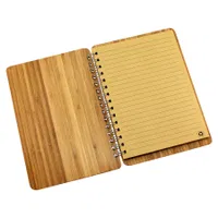Deluxe Cuaderno De Bamboo 100% madera de bamboo
