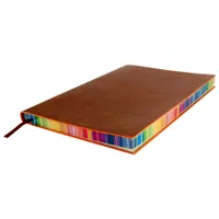 Agenda - Memo De Eco-Cuero, 80 hojas crema