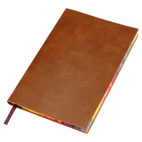 Agenda - Memo De Eco-Cuero, 80 hojas crema
