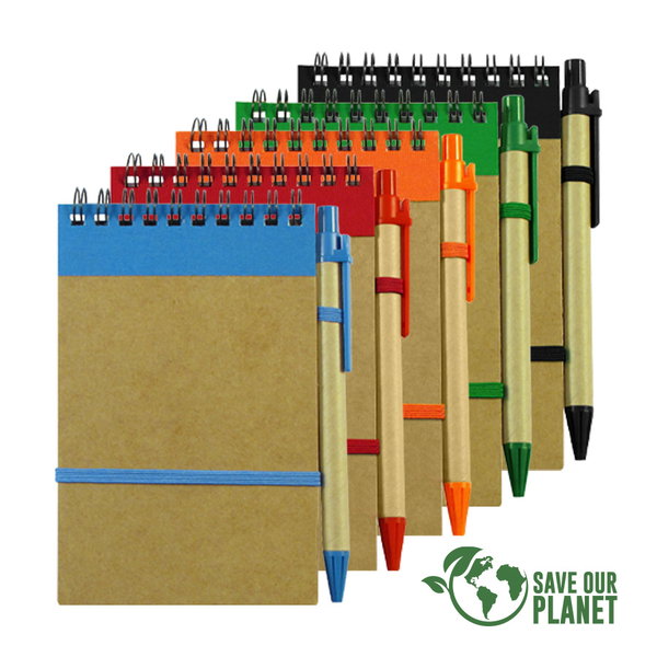 Libreta Ecológica 50 hojas personalizado con logo empresa - Merchandising corporativo Chile