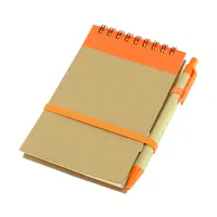 Libreta Ecológica tapas cartón reciclado, espiral