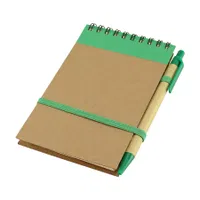 Libreta Ecológica tapas cartón reciclado, espiral