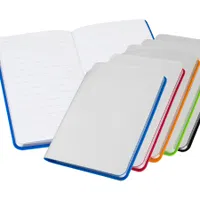 Libreta Silver PU plateado 10 x 14 cm