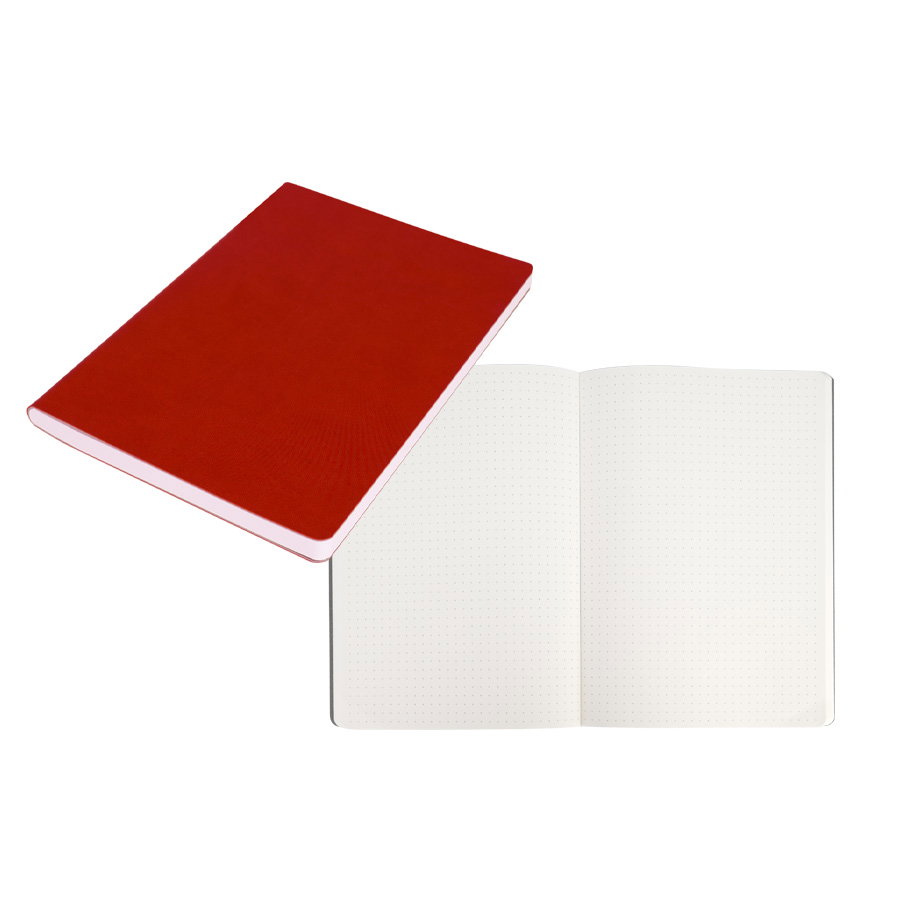 Deluxe Cuaderno Termo-Pu Modelo Soft A5, 96 hojas personalizado con logo empresa - Tapa Blanda corporativo Chile