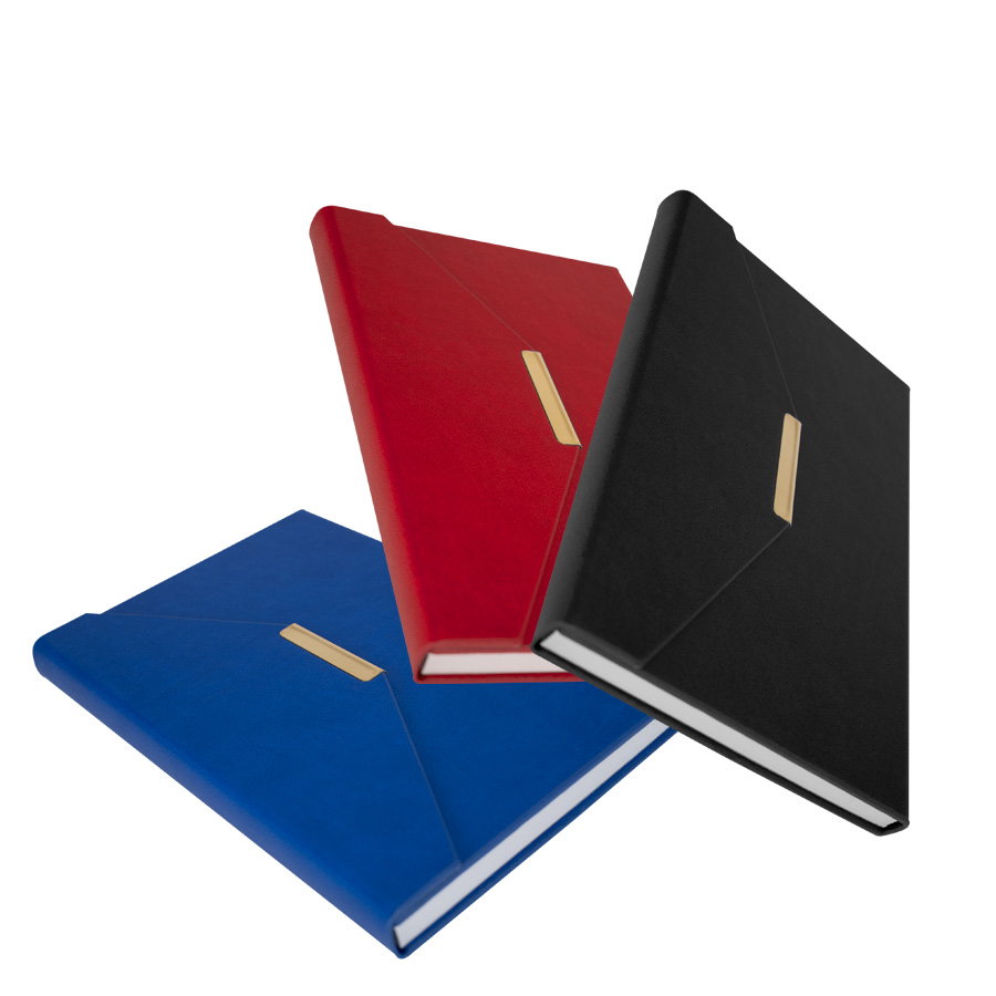 Cuaderno ENVELOPE cartón forrado y PU eco-cuero — vista destacada