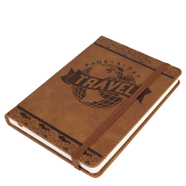 Agenda De Viaje Travel Journal PU eco-cuero B6 personalizado con logo empresa - Merchandising corporativo Chile