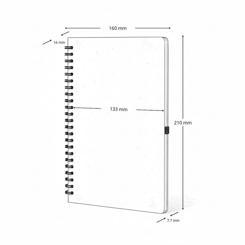 Cuaderno A5 Yellowstone papel piedra Cuaderno A5 Yellowstone papel piedra
