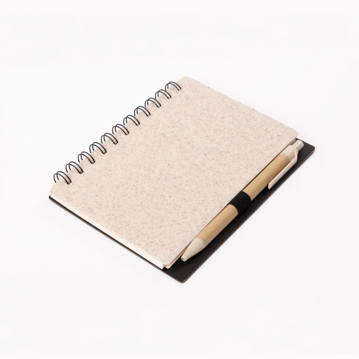 Cuaderno Barú fibra de trigo, espiral lateral — vista destacada