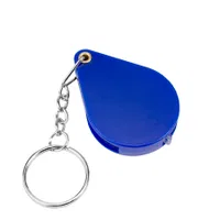 Llavero Plástico Con Lupa plegable P-K5