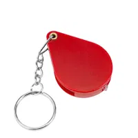Llavero Plástico Con Lupa plegable P-K5
