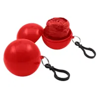 Capa De Agua bolita plástica con mosquetón