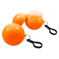 Capa De Agua bolita plástica con mosquetón