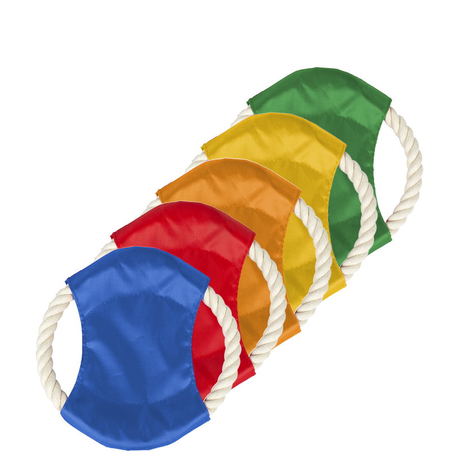 Pet Frisbee Para Mascotas tela Oxford personalizado con logo empresa - Juegos corporativo Chile