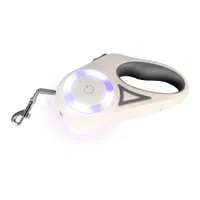 Correa Extensible De 3mts Mascota Con Linternas Led