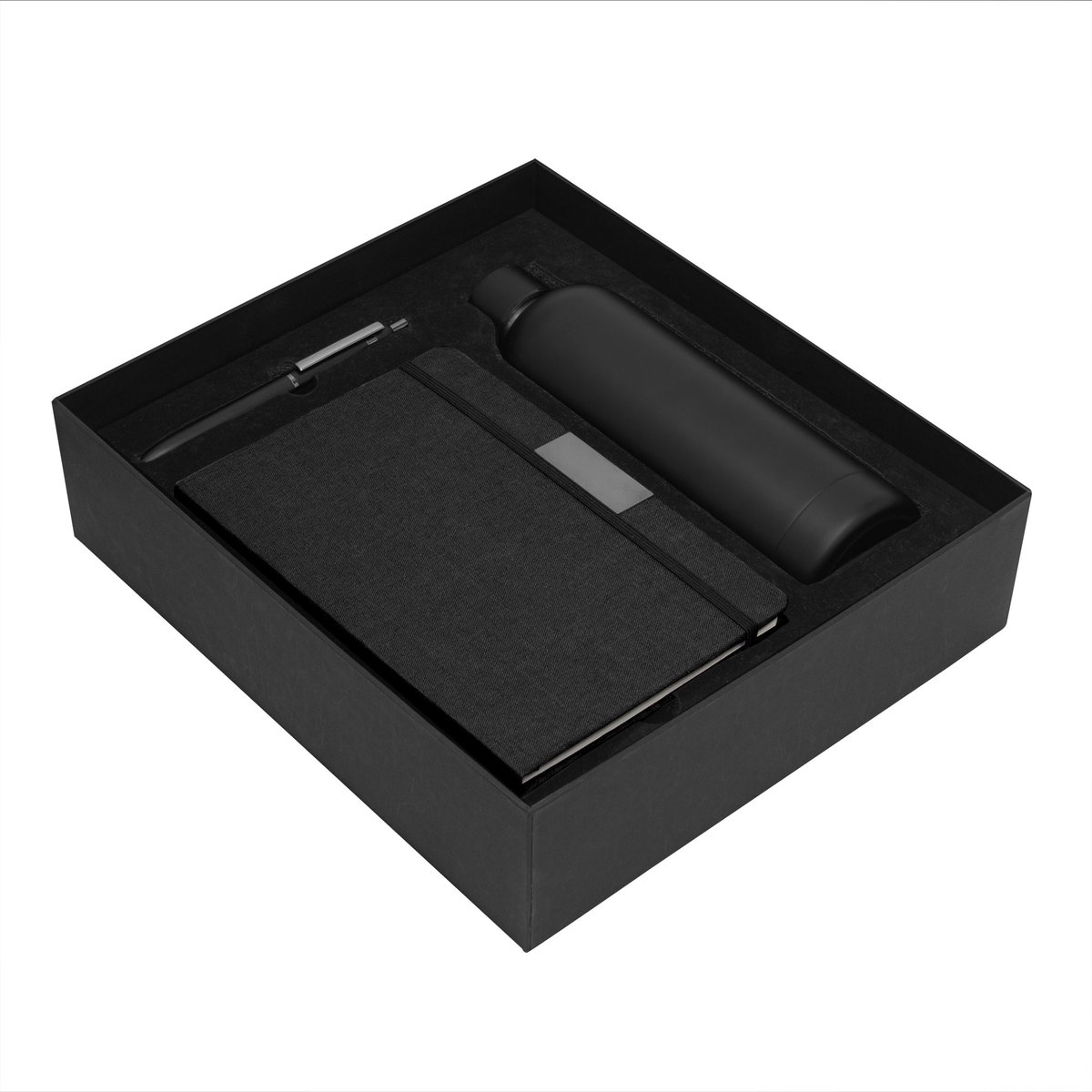 Set Ejecutivo Dark Box 500 ml aluminio