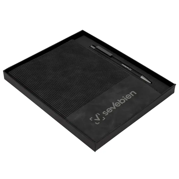 Set Ejecutivo Sense aluminio y libreta Set Ejecutivo Sense aluminio y libreta personalizado con logo empresa - Navidad corporativo Chile