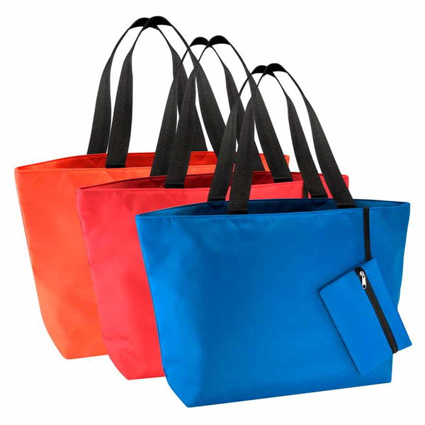 Deluxe Bolso De Playa microfibra con cremallera personalizado con logo empresa - Merchandising corporativo Chile