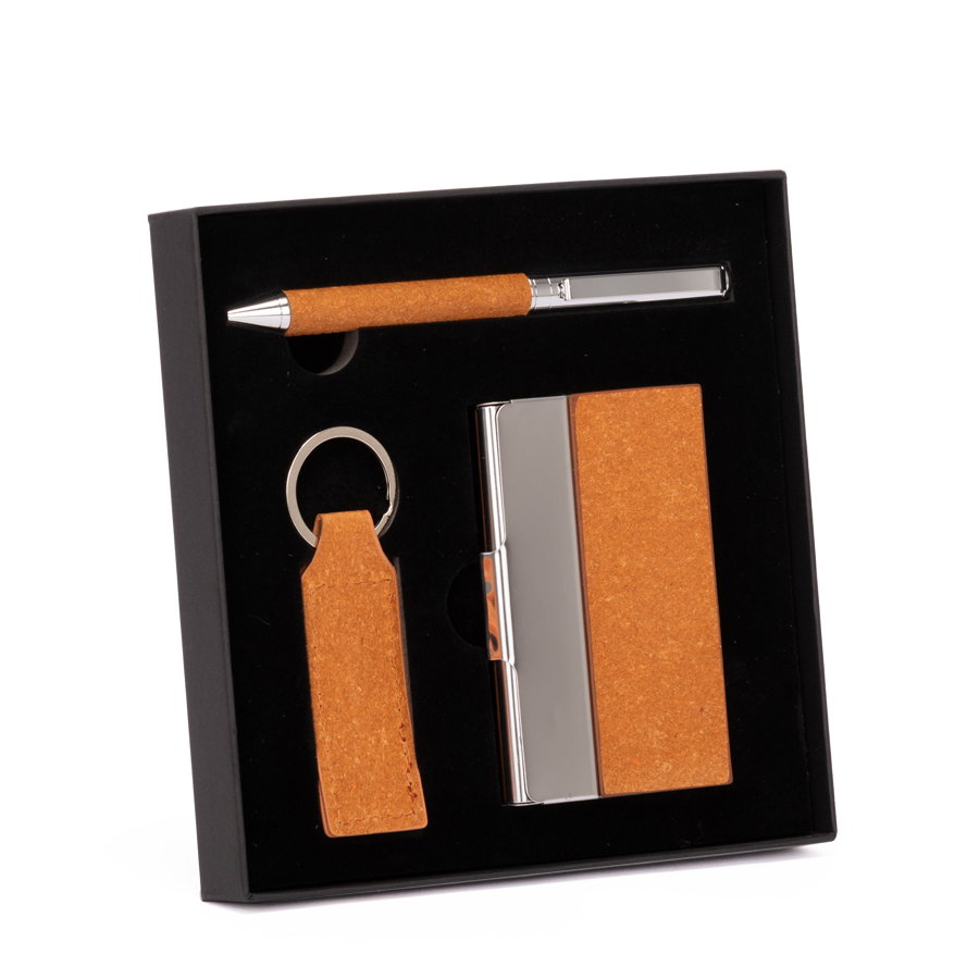 Set De Regalo Ejecutivo Cork. acero inoxidable Set De Regalo Ejecutivo Cork. acero inoxidable