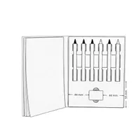 Set Libreta Baleares cartón lácteo reciclado