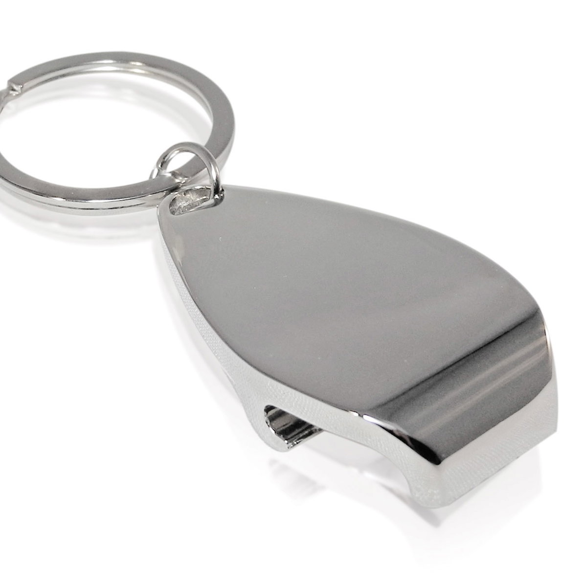 Llavero Metálico Con Abrebotellas metal plata Llavero Metálico Con Abrebotellas metal plata personalizado con logo empresa - Llaveros Multifunción corporativo Chile
