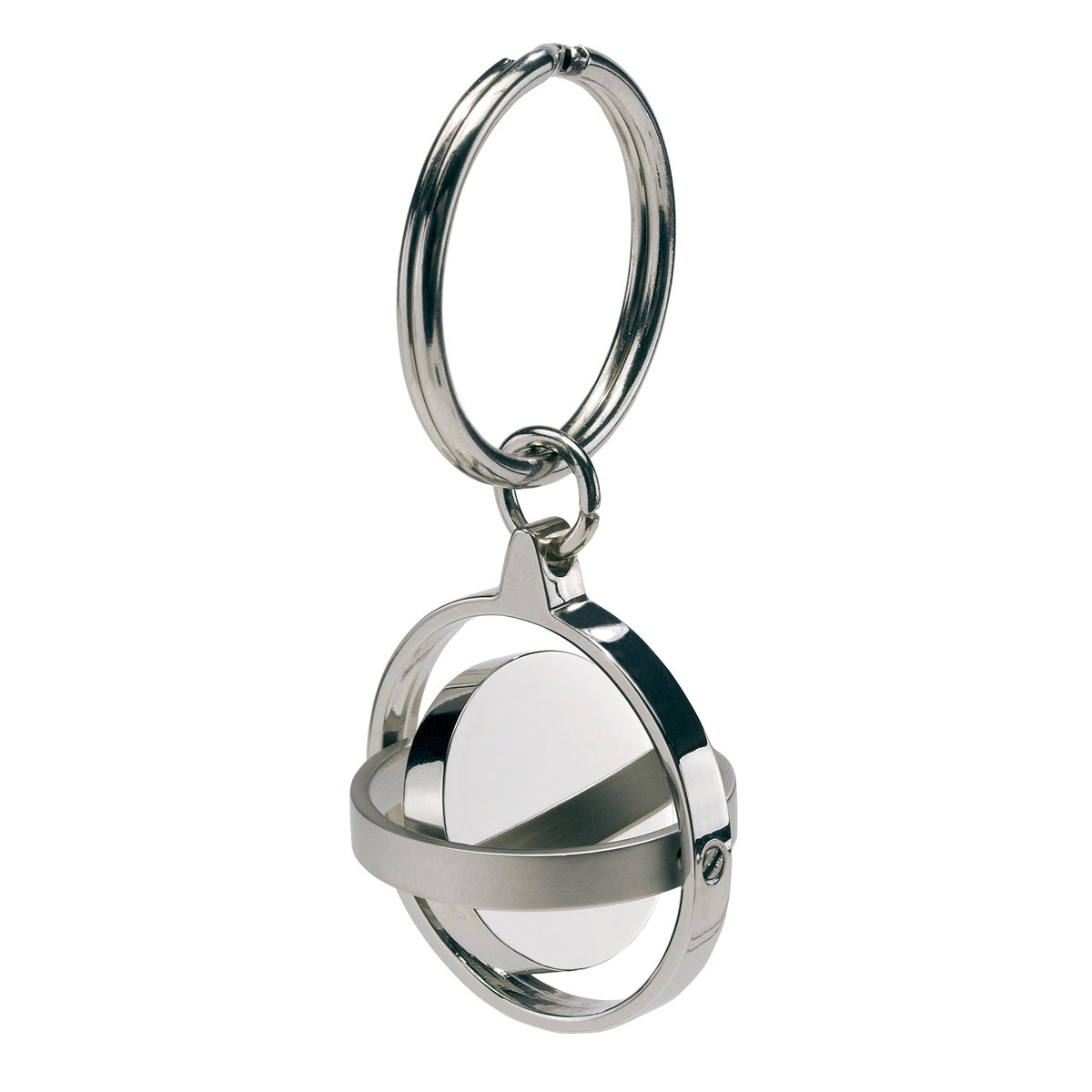 Llavero Terra metal giratorio Llavero Terra metal giratorio personalizado con logo empresa - Llaveros Metálicos corporativo Chile