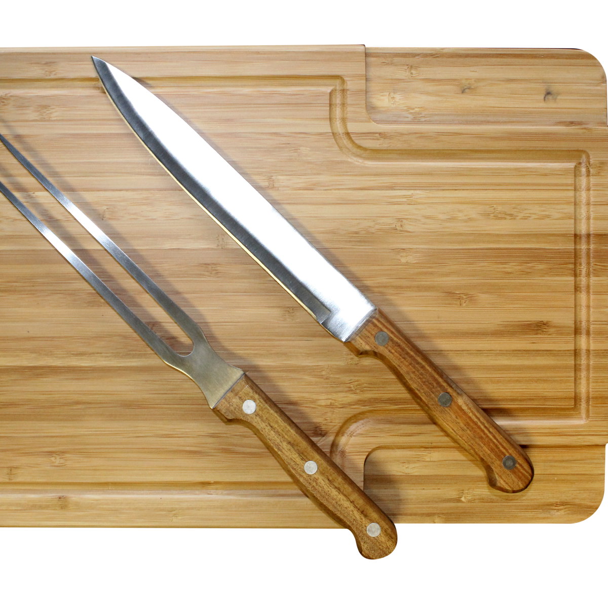 Set De Asado / Bbq Picaña bambú, caja regalo Set De Asado / Bbq Picaña bambú, caja regalo