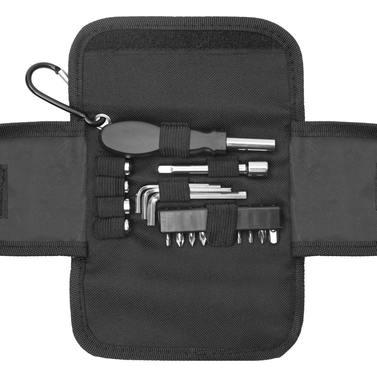 Herramientero Multi acero y plástico 19 piezas personalizado con logo empresa - Merchandising corporativo Chile