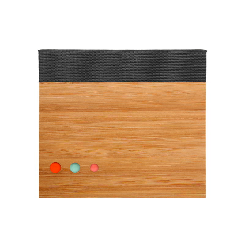 Set De Escritorio De Bambú Luro tapa personalizable