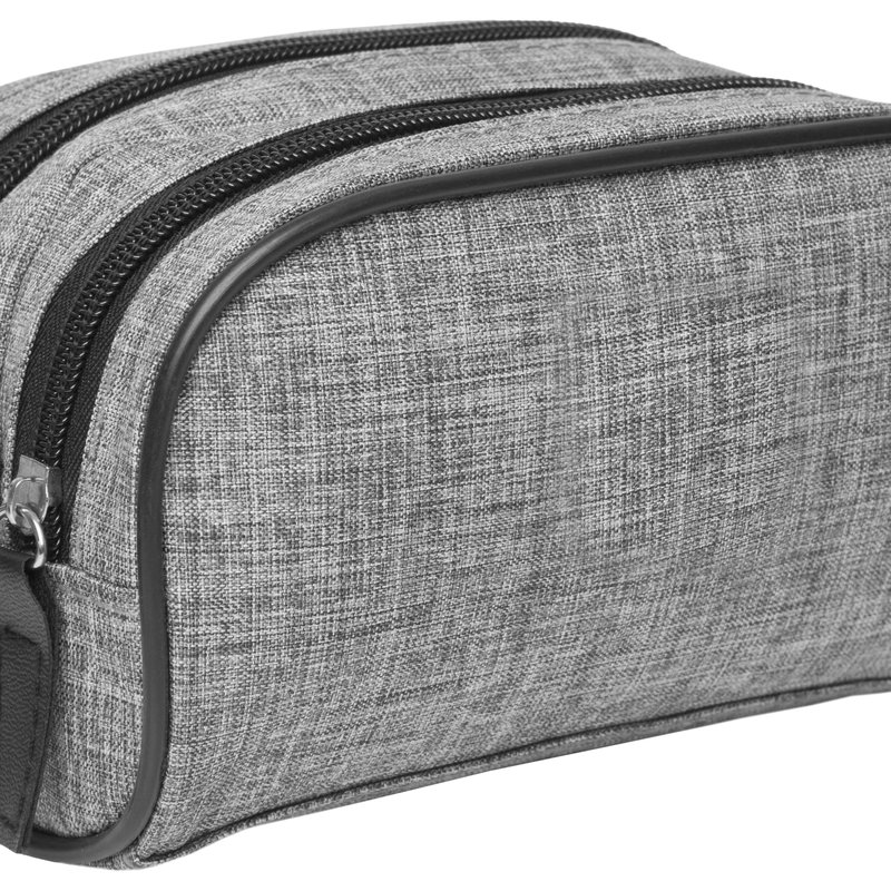 Necessaire Camus poliéster, cremallera doble