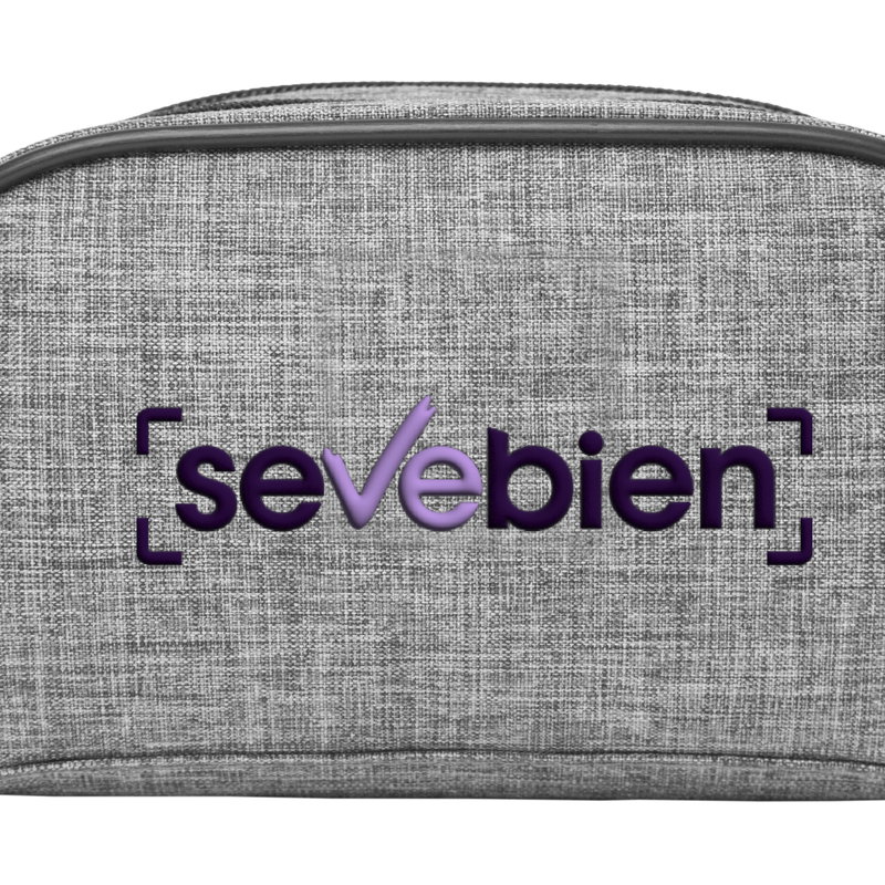 Necessaire Camus poliéster, cremallera doble